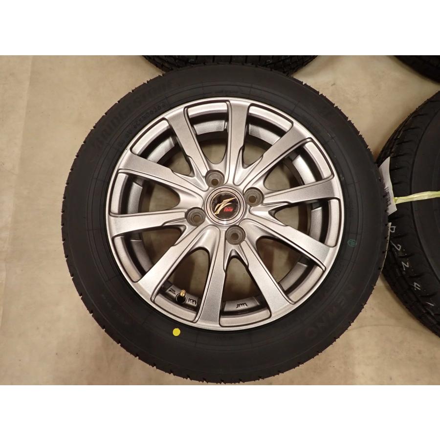 夏4本SET新品 2026年製 会社宛送料無料 155/65R14×4.5J 75H ブリヂストン ECOPIA NEWNO アルミ デイズ ルークス デリカミニ NONE NO,D7241_6
