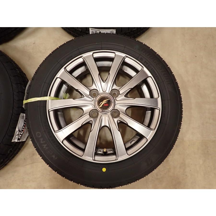 夏4本SET新品 2026年製 会社宛送料無料 155/65R14×4.5J 75H ブリヂストン ECOPIA NEWNO アルミ デイズ ルークス デリカミニ NONE NO,D7241_7