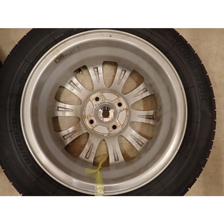 夏4本SET 新品 2026年製 会社宛送料無料 155/65R14×4.5J 75H ブリヂストン BS ECOPIA NEWNO アルミ N-BOX スペーシア デリカミニ NO,D7246_8