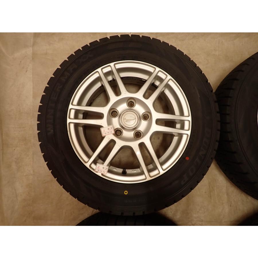 冬 新品 2025年製 4本 会社宛送料無料 195/65R15×6J 91S ダンロップ