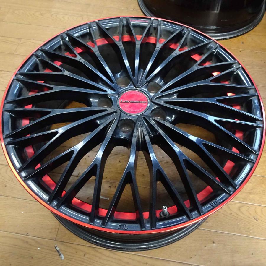4本 会社宛 送料無料 18×7.5J レアマイスター ティニャネロ アルミ 5穴