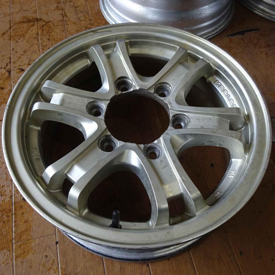 4本SET 会社宛 送料無料 15×5.5J WEDS キラー アルミ ホイール 6穴 PCD 