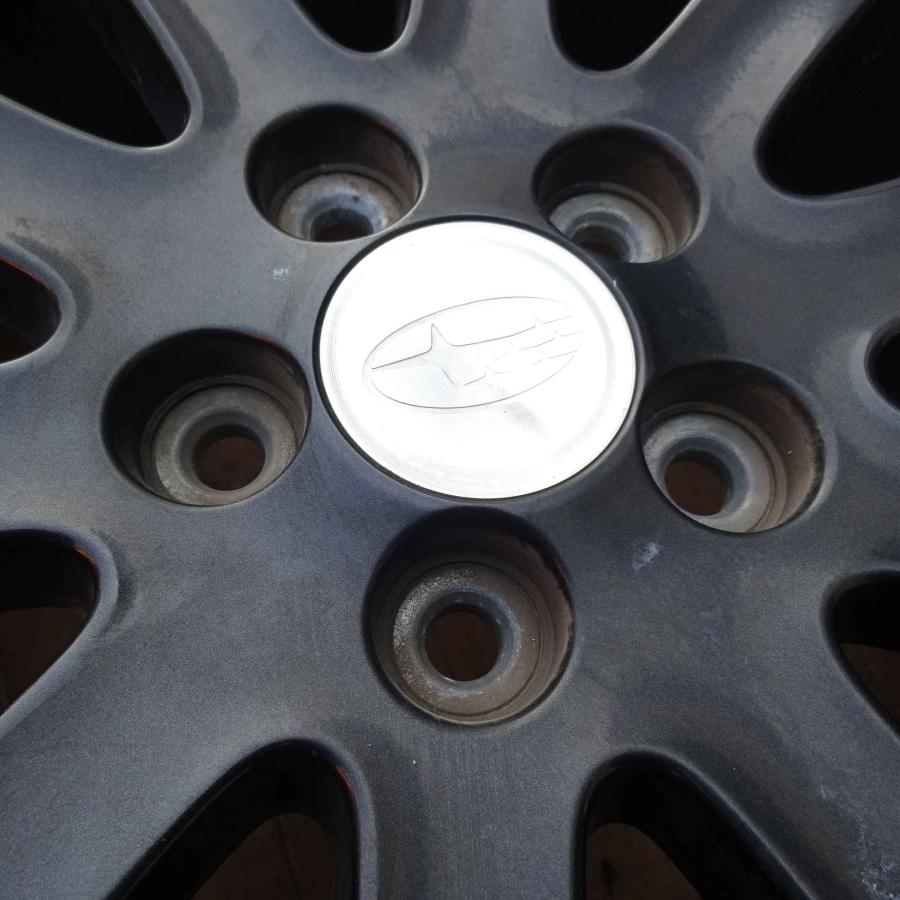4本SET 会社宛送料無料 18×7J スバル 純正 アルミ 5穴 PCD 100mm +55