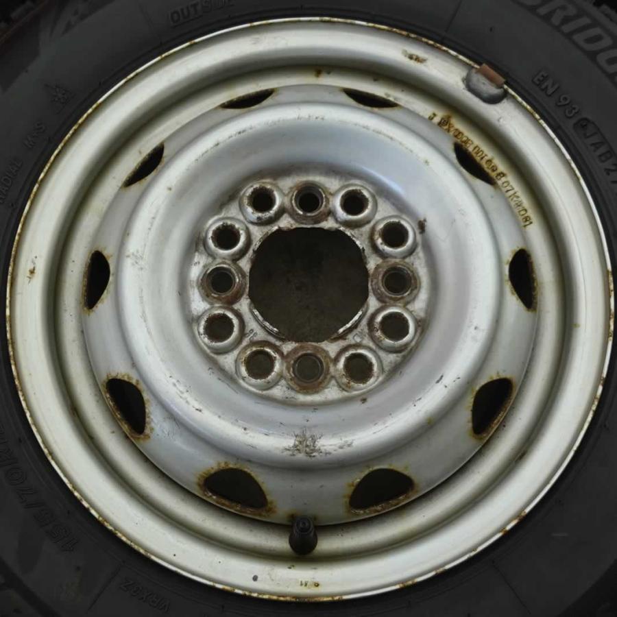 冬4本SET 会社宛 送料無料 155/70R12×4J 73Q ブリヂストン ブリザック VRX3 2021年製 マルチ スチール プレオ アルト ミラ 特価! NO,E2812_1