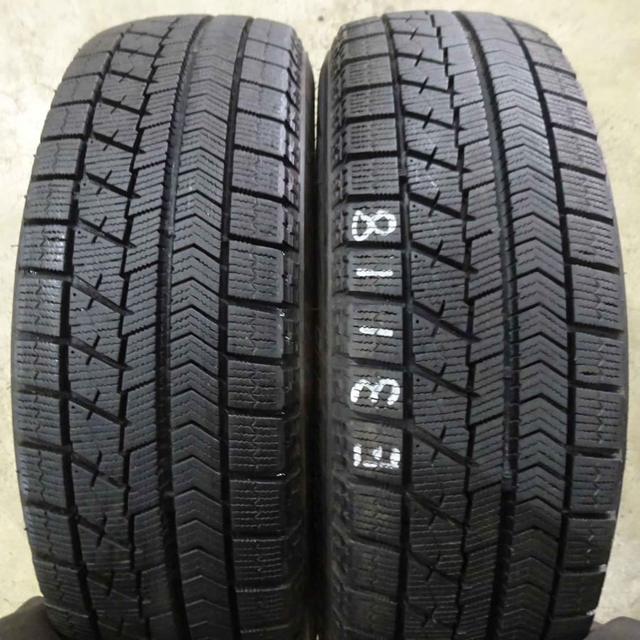 BS BLIZZAK VRX 155/65R13 13インチ スタッドレス 4本 2018年製 バリ溝 ゼスト ライフ AZ-ワゴン ルークス等　(VTJ111) クレジットカード QR決済可能 冬4本SET 会社宛 送料無料 155/65R13 73Q ブリヂストン ブリザックVRX
