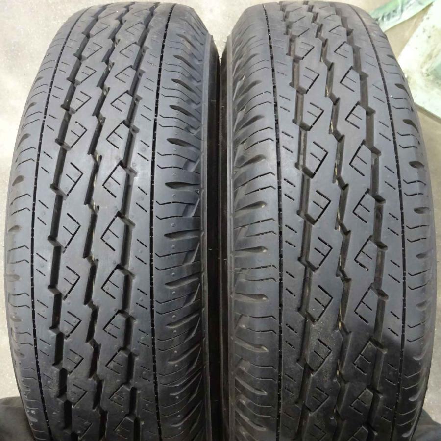 夏4本SET 会社宛 送料無料 165R13×5J 6PR LT ブリヂストン V600 2021年 