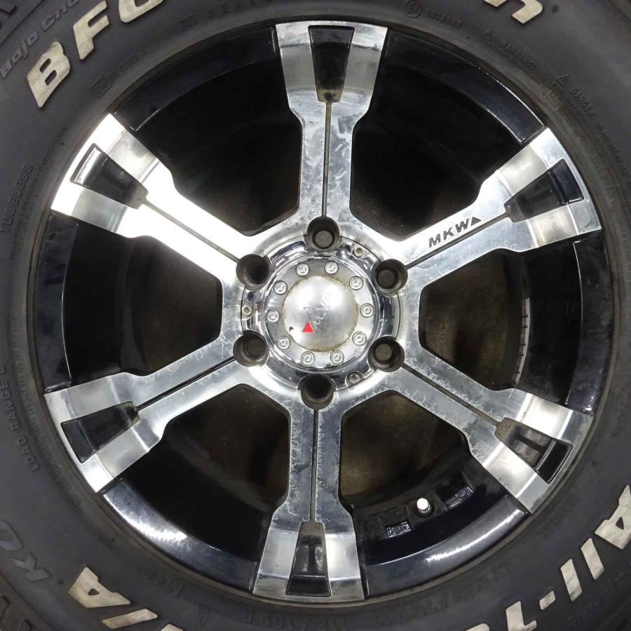 夏4本 会社宛 送料無料 265/70R17×8J LT BFグッドリッチ