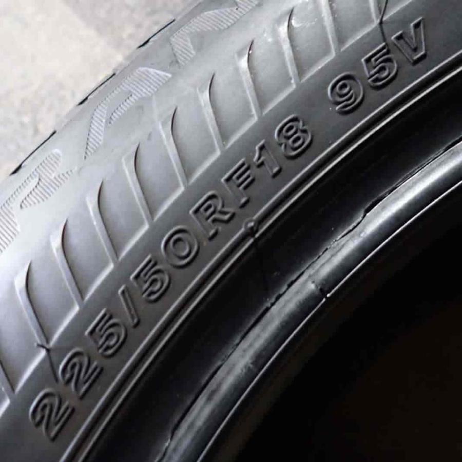 夏4本 会社宛送料無料 225/50RF18 95V ブリヂストン TURANZA T005A 