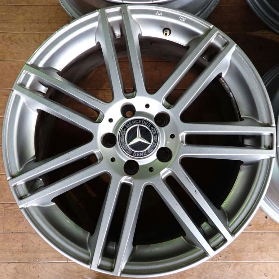 メルセデス・ベンツ 18インチ アルミホイール 4本 会社宛 送料無料 18×8J デザイン アルミ 5穴 PCD 112mm +40 ハブ径