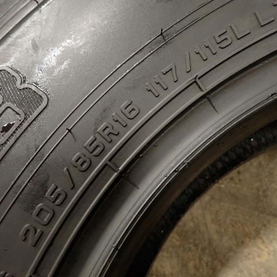 冬6本SET 会社宛 送料無料 205/85R16 117/115 LT ダンロップ WINTER