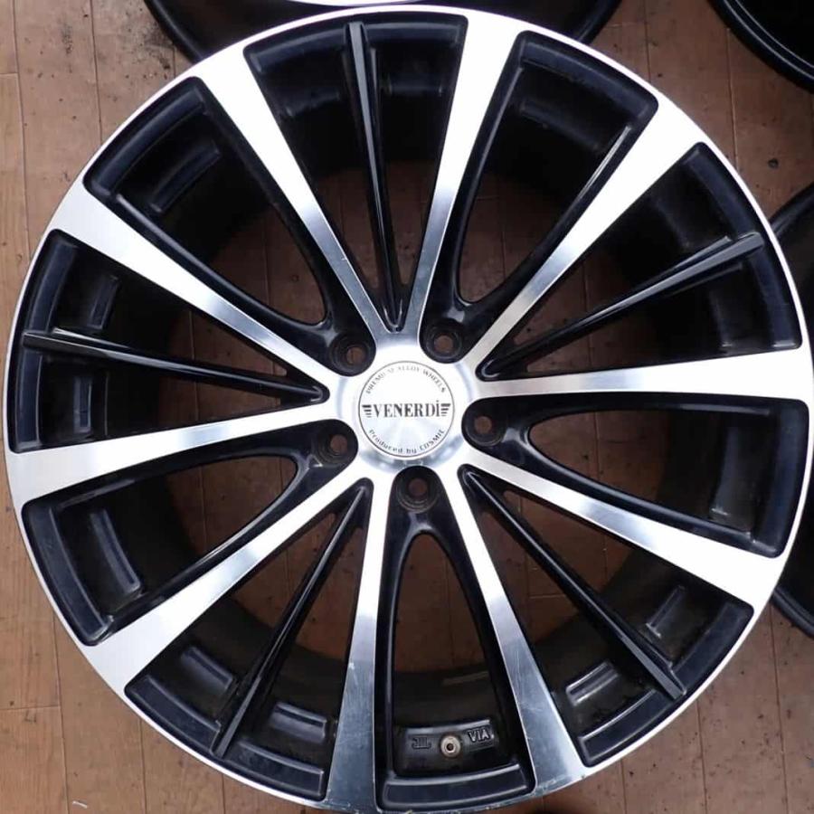 4本SET 会社宛 送料無料 19×8.5J COSMIC VENERDI アルミ 5穴 PCD 114.3 