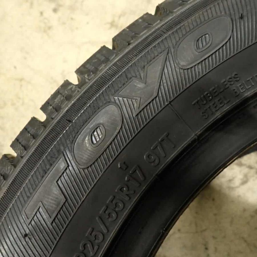 冬新品2022年製 1本 会社宛 送料無料 225/55R17 97T トーヨー オブザーブ  ガリットGIZ アルファード エクストレイル レガシィ B4 NO,E8602の画像