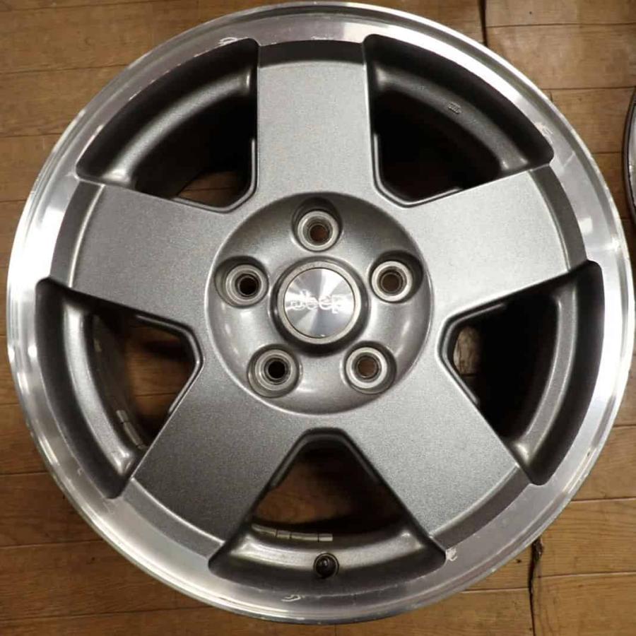 4本SET 会社宛 送料無料 17×7.5J JEEP ジープ コマンダー 純正 アルミ