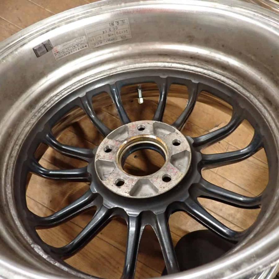 4本SET 会社宛 送料無料 16×6.5J ピア PIAA FR-7 HI-DISK アルミ 5穴