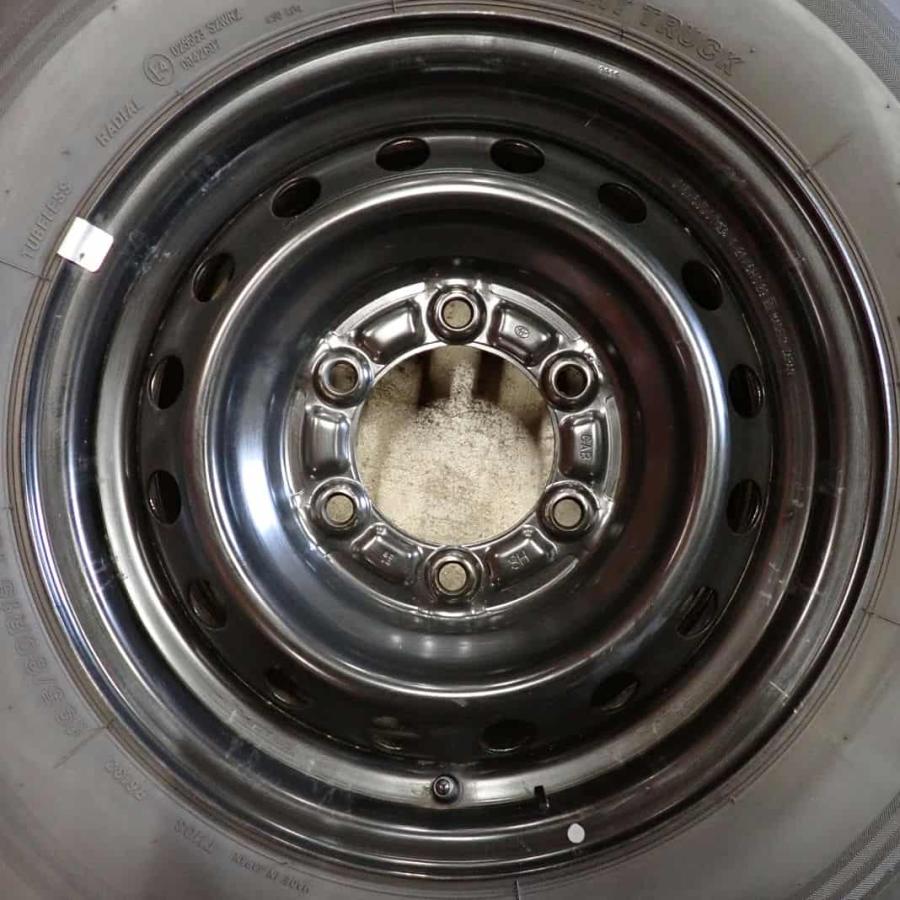 夏4本SET 会社宛 送料無料 195/80R15×6J 107/105 LT ブリヂストン