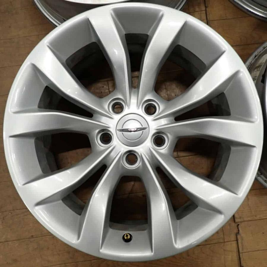 4本SET 会社宛 送料無料 17×7J クライスラー 300 純正 シルバー アルミ 