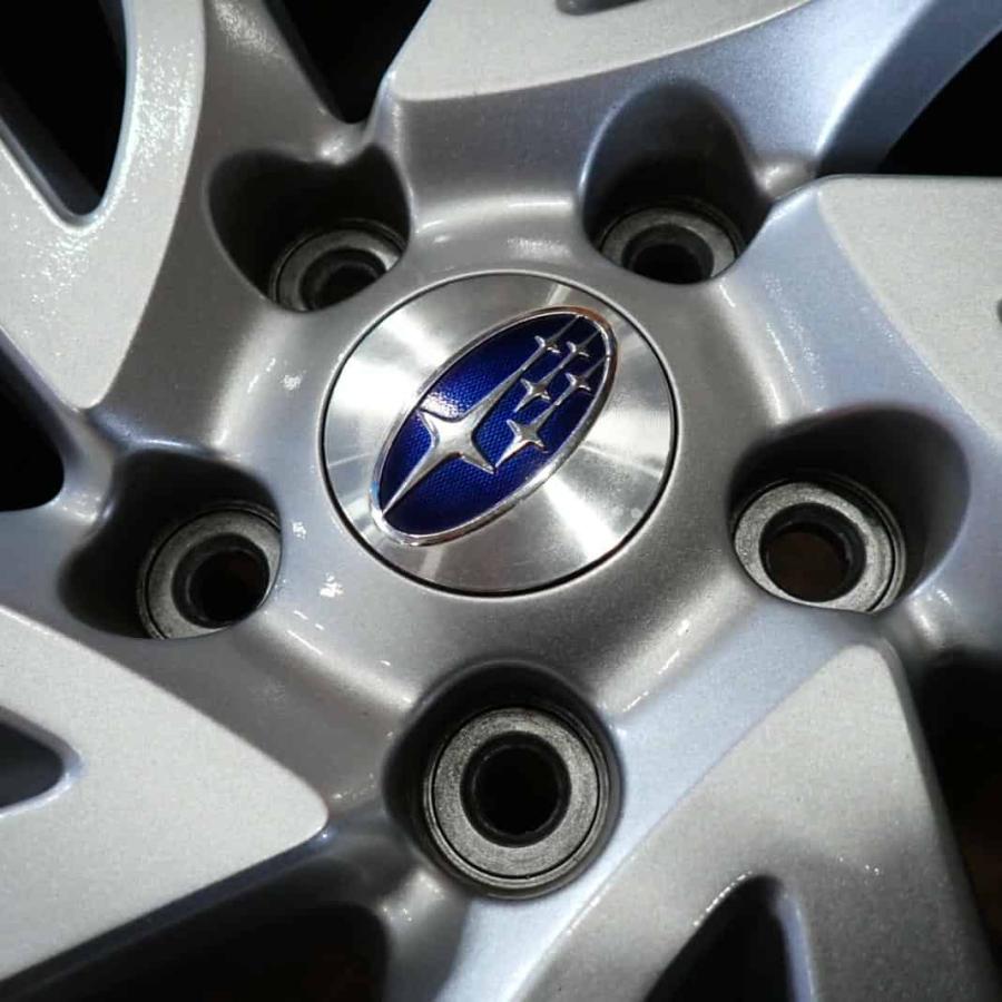 4本SET 会社宛 送料無料 18×7.5J スバル 純正 アルミ ホイール 5穴 PCD