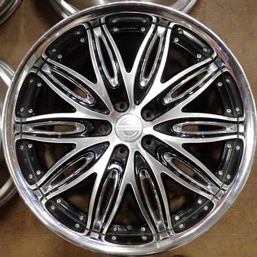4本SET 会社宛 送料無料 20×8.5J WORK RUSTTERE ラスターレ アルミ 5穴 