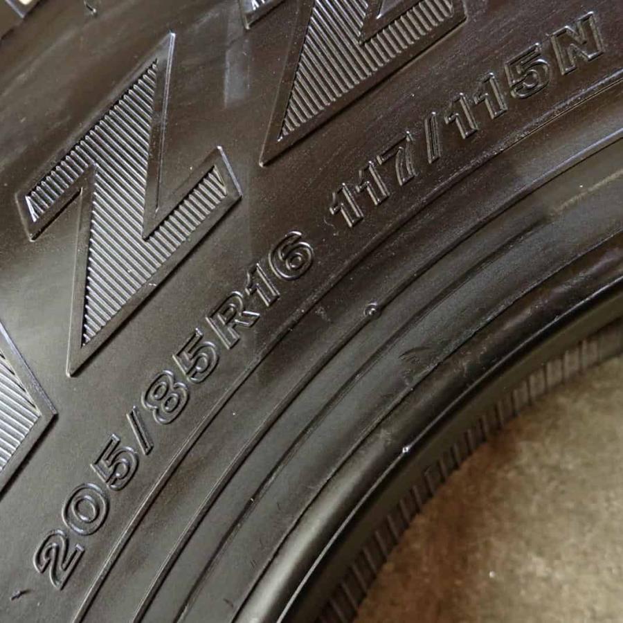 冬6本SET 会社宛 送料無料 205/85R16 117/115 LT ブリヂストン