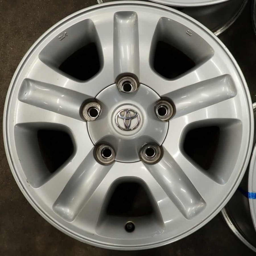 4本 会社宛 送料無料 17×8J トヨタ ランドクルーザー100 純正 アルミ