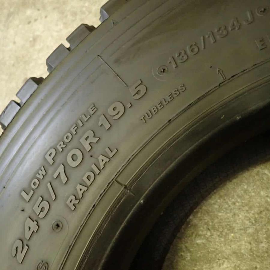 冬 4本SET 会社宛 送料無料 245/70R19.5 136/134 TB ブリヂストン W900