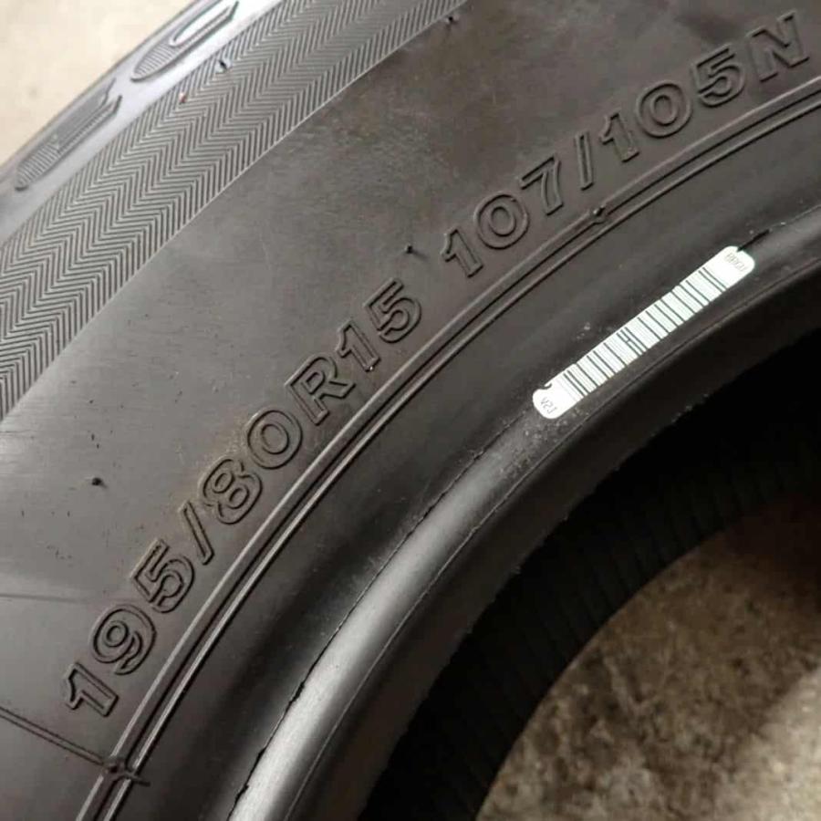 夏4本SET 会社宛 送料無料 195/80R15 107/105 LT ブリヂストン ECOPIA