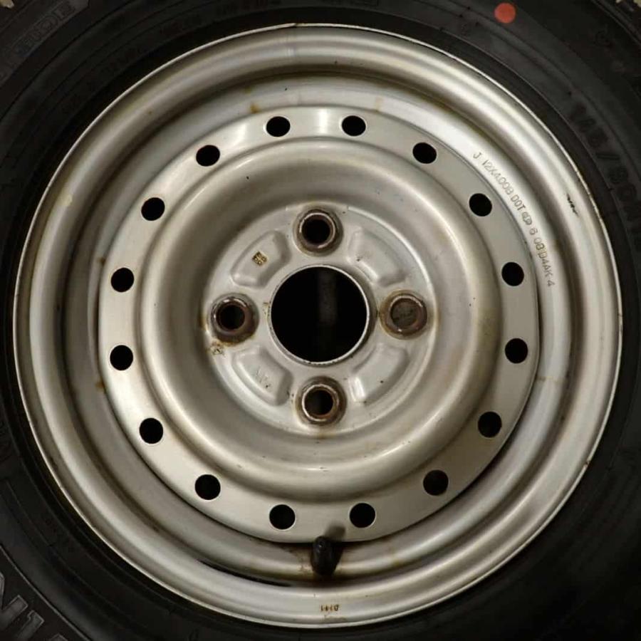 冬4本SET 会社宛 送料無料 145/80R12×4J 74Q ダンロップ WINTER MAXX