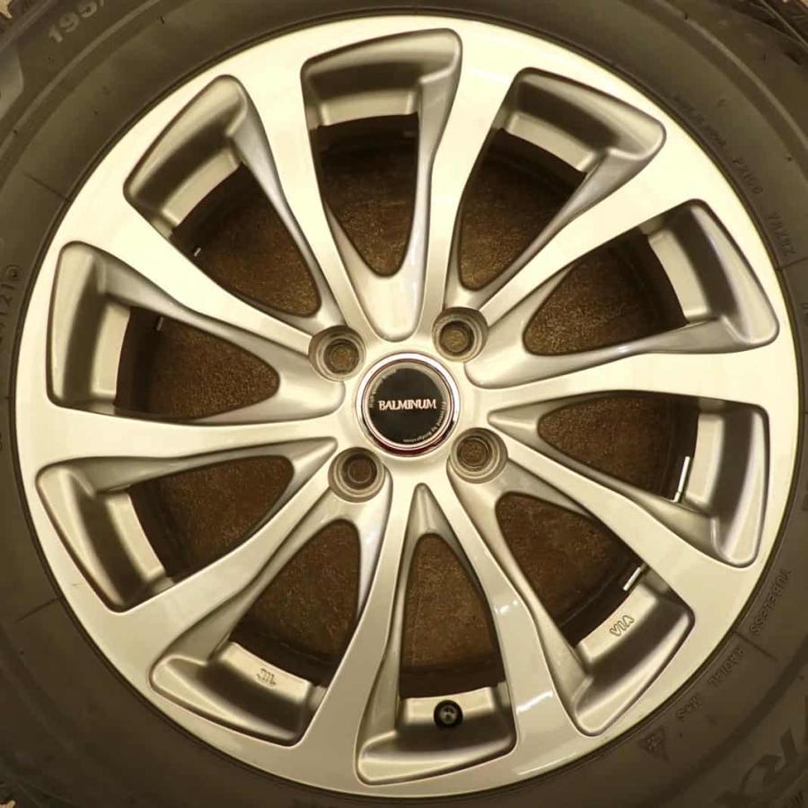 冬4本SET 会社宛 送料無料 195/65R16×6J 92Q ブリヂストン BS 