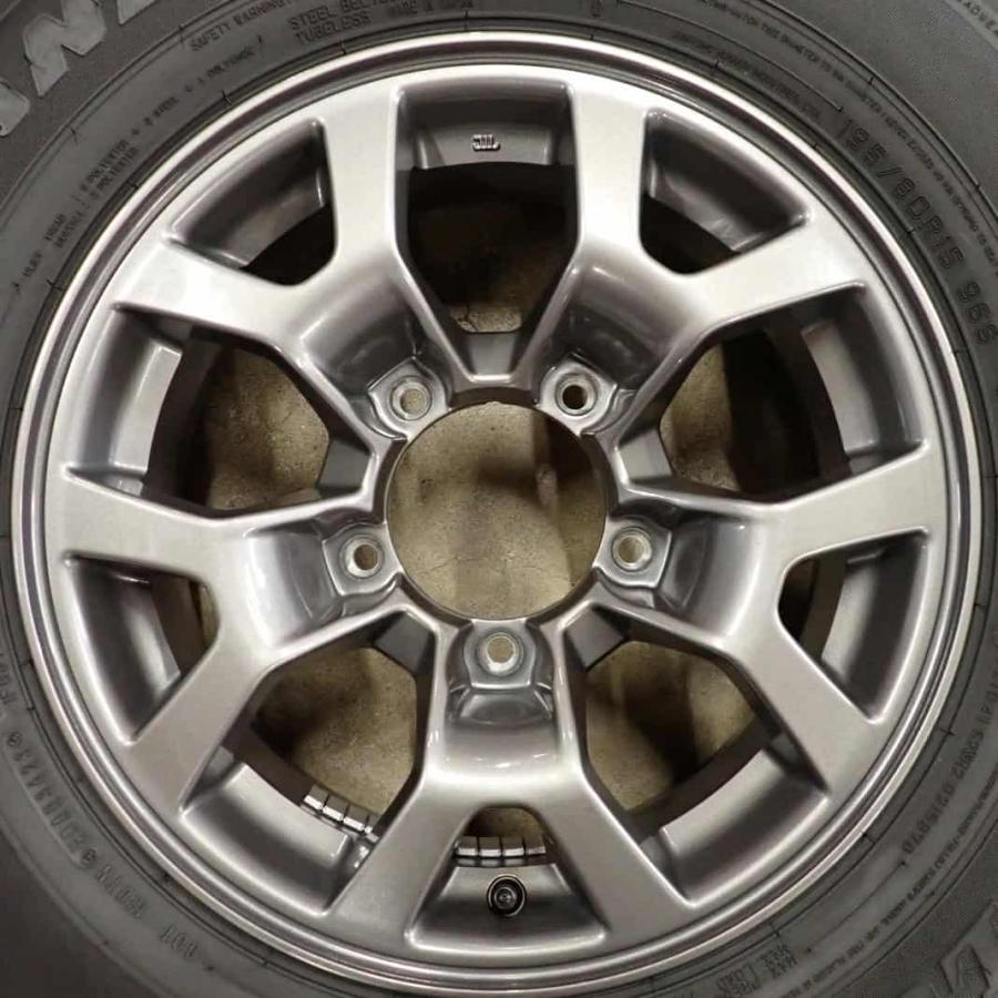 夏4本 会社宛 送料無料 195/80R15×5.5J 96S ダンロップ グラントレック