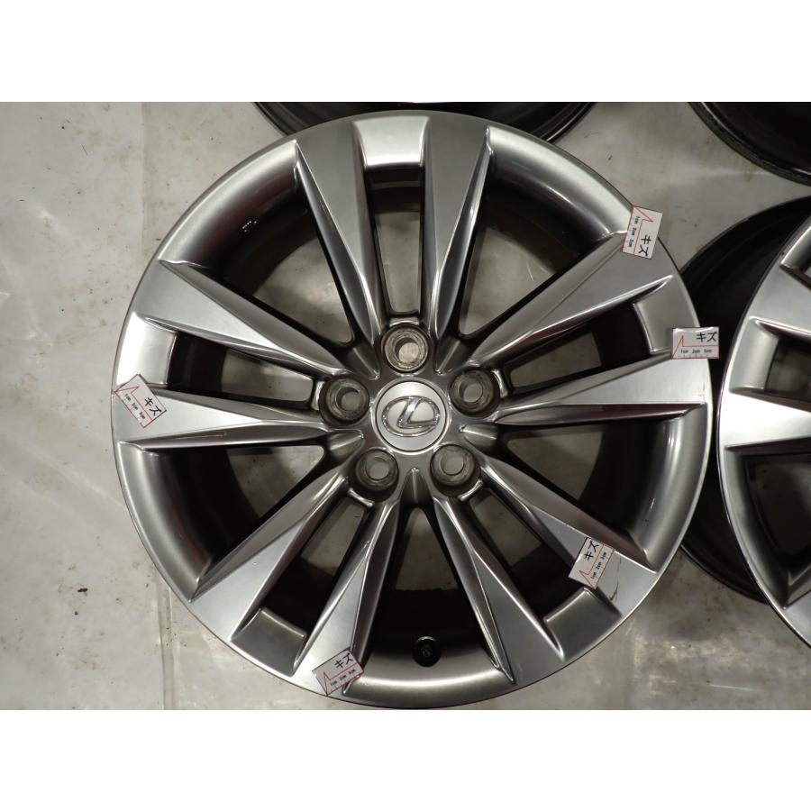 4本SET 会社宛 送料無料 18×7.5J レクサス LS600h バージョンL 純正