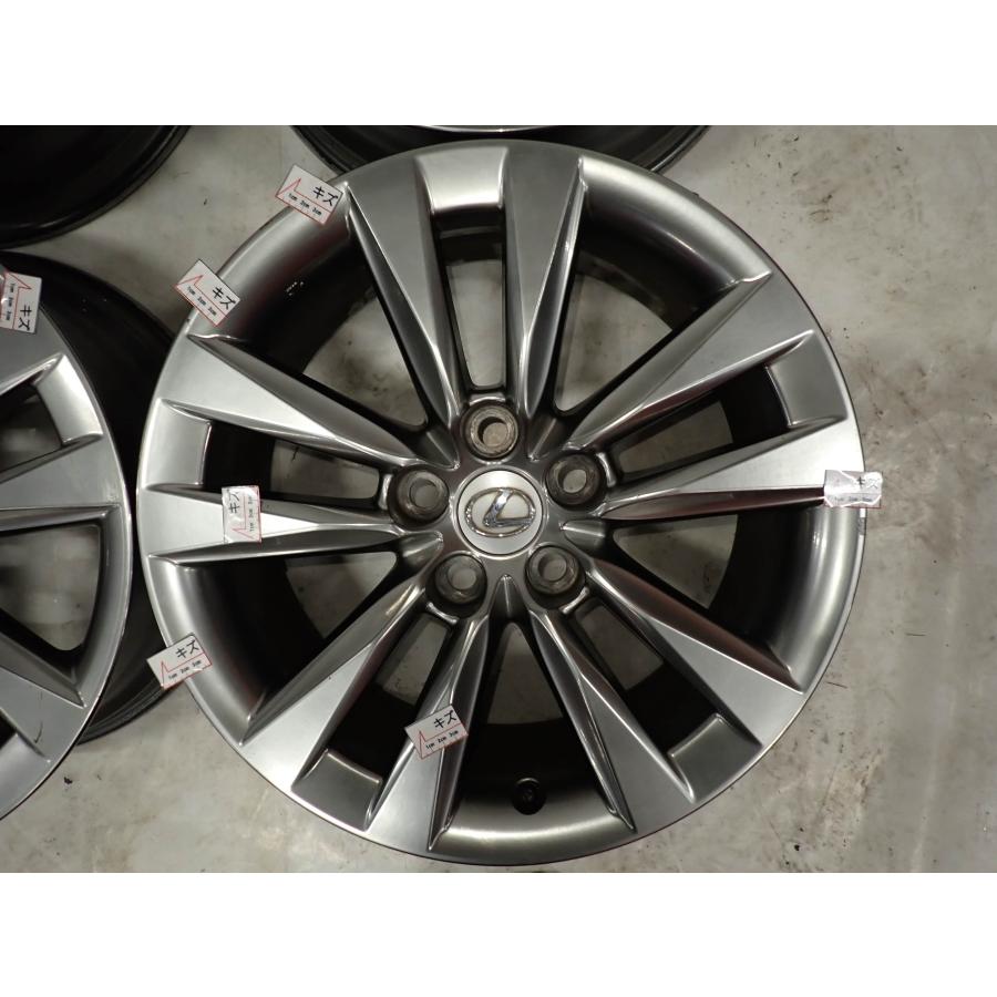 4本SET 会社宛 送料無料 18×7.5J レクサス LS600h バージョンL 純正