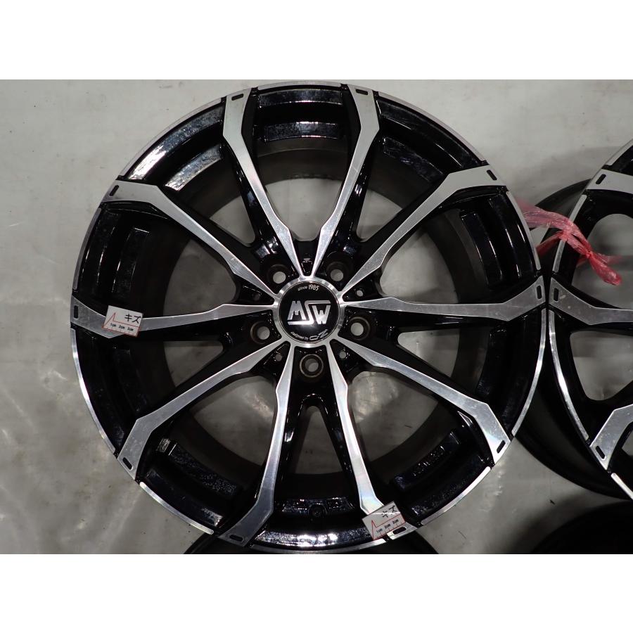 4本SET 会社宛 送料無料 18×8J OZ MSW 48 アルミ 5穴 PCD 120mm +29 