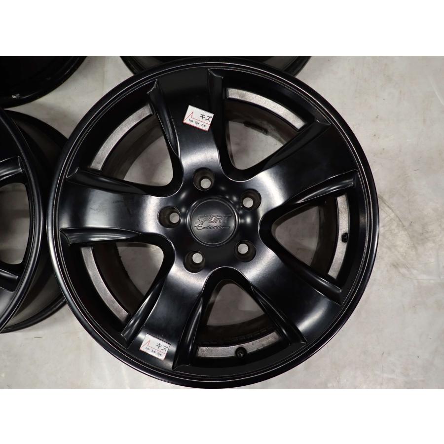 4本SET 会社宛 送料無料 17×8J デザイン アルミ ホイール 5穴 PCD