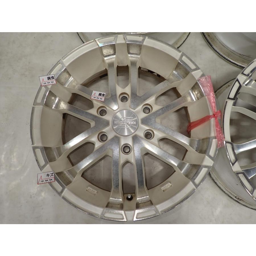 4本 会社宛送料無料 17×6.5J AKUT アクト ZEROBREAK S アルミ 6穴 PCD 139.7mm +35 ハブ径106mm ハイエース レジアスエース 特価 NO,F3540の画像