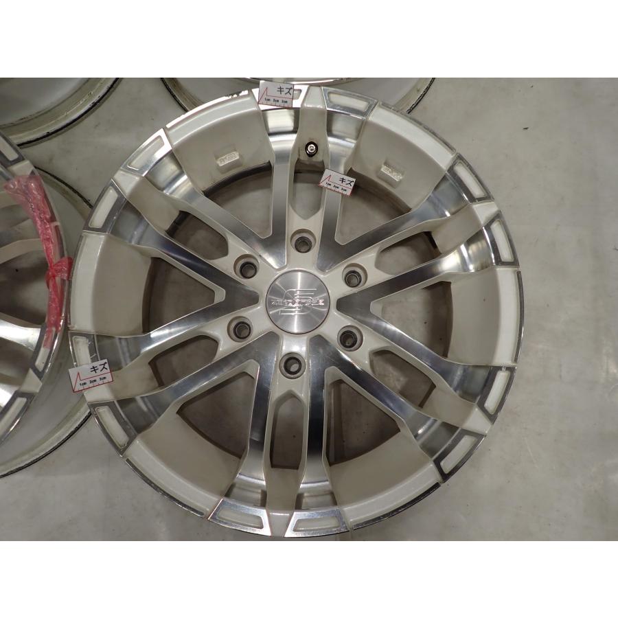 4本 会社宛送料無料 17×6.5J AKUT アクト ZEROBREAK S アルミ 6穴 PCD 139.7mm +35 ハブ径106mm ハイエース レジアスエース 特価 NO,F3540の画像
