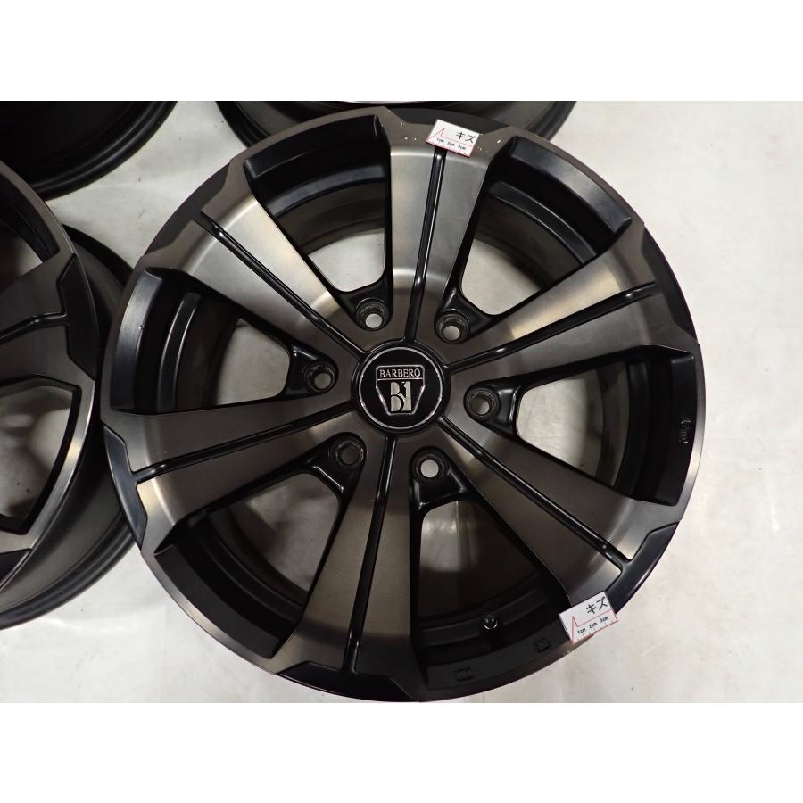 4本SET 会社宛送料無料 17×6.5J クリムソン BARBERO アーバングランデ アルミ 6穴 PCD 139.7mm +38 ハブ径106mm ハイエース 特価 NO,F3546の画像