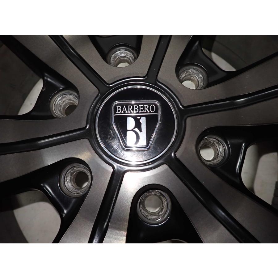 4本SET 会社宛送料無料 17×6.5J クリムソン BARBERO アーバングランデ アルミ 6穴 PCD 139.7mm +38 ハブ径106mm ハイエース 特価 NO,F3546の画像