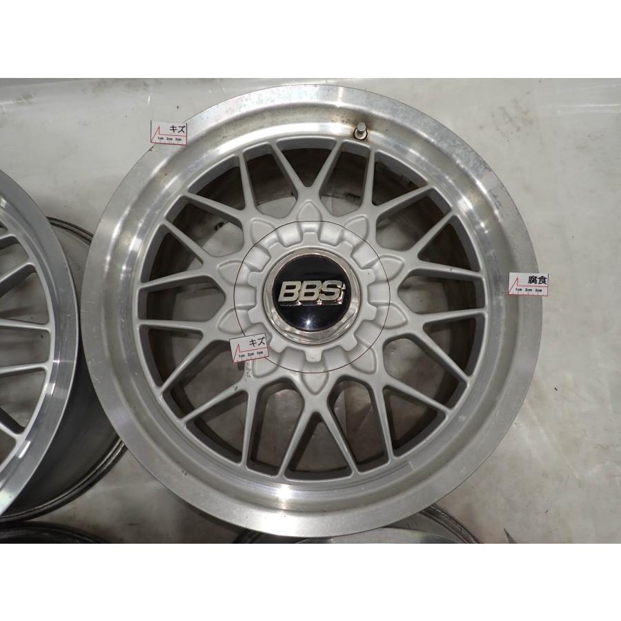 4本SET 会社宛送料無料 17×8J 9J BBS RG136 アルミ 5穴 PCD 114.3mm +