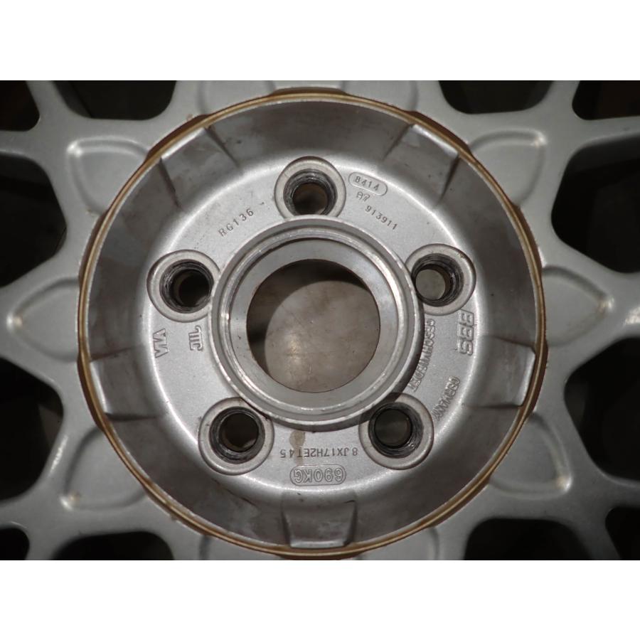 4本SET 会社宛送料無料 17×8J 9J BBS RG136 アルミ 5穴 PCD 114.3mm +