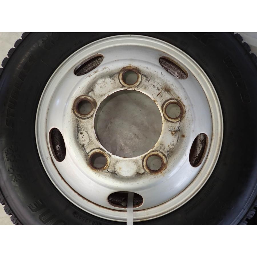 ダイナ用 スチール付き 冬 6本SET 会社宛 送料無料 205/75R16×5.5 113 