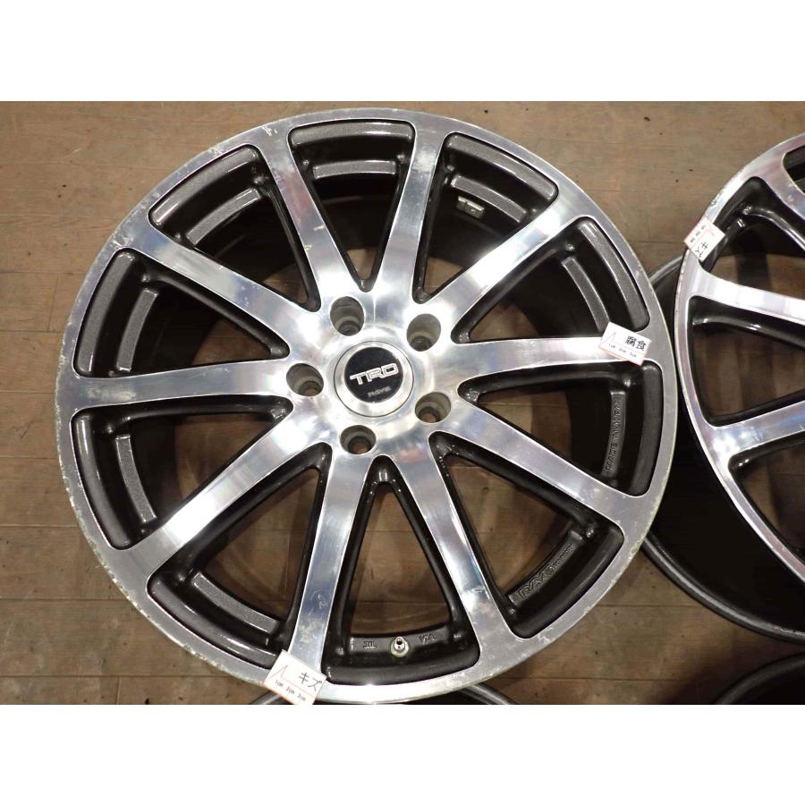 4本 会社宛 送料無料 18×7.5J RAYS TRD TF2 アルミ 5穴 PCD 114.3mm + 