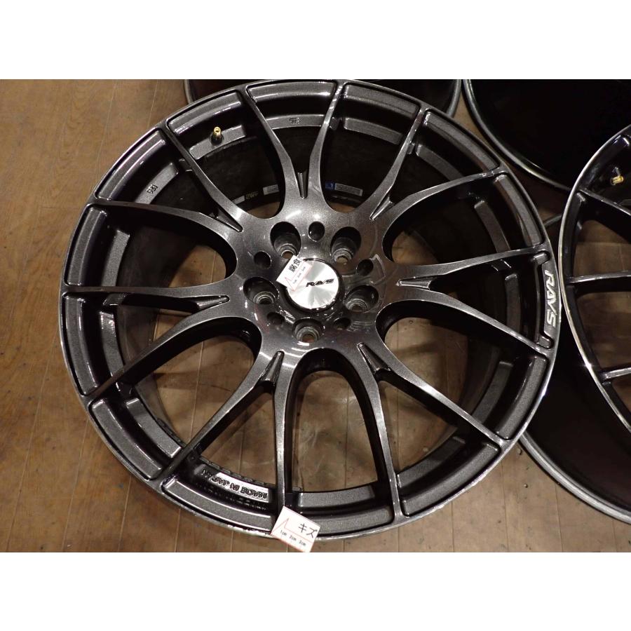 4本SET 会社宛 送料無料 19×8.5J RAYS ホムラ2×7 アルミ 5穴 114.3 +45 