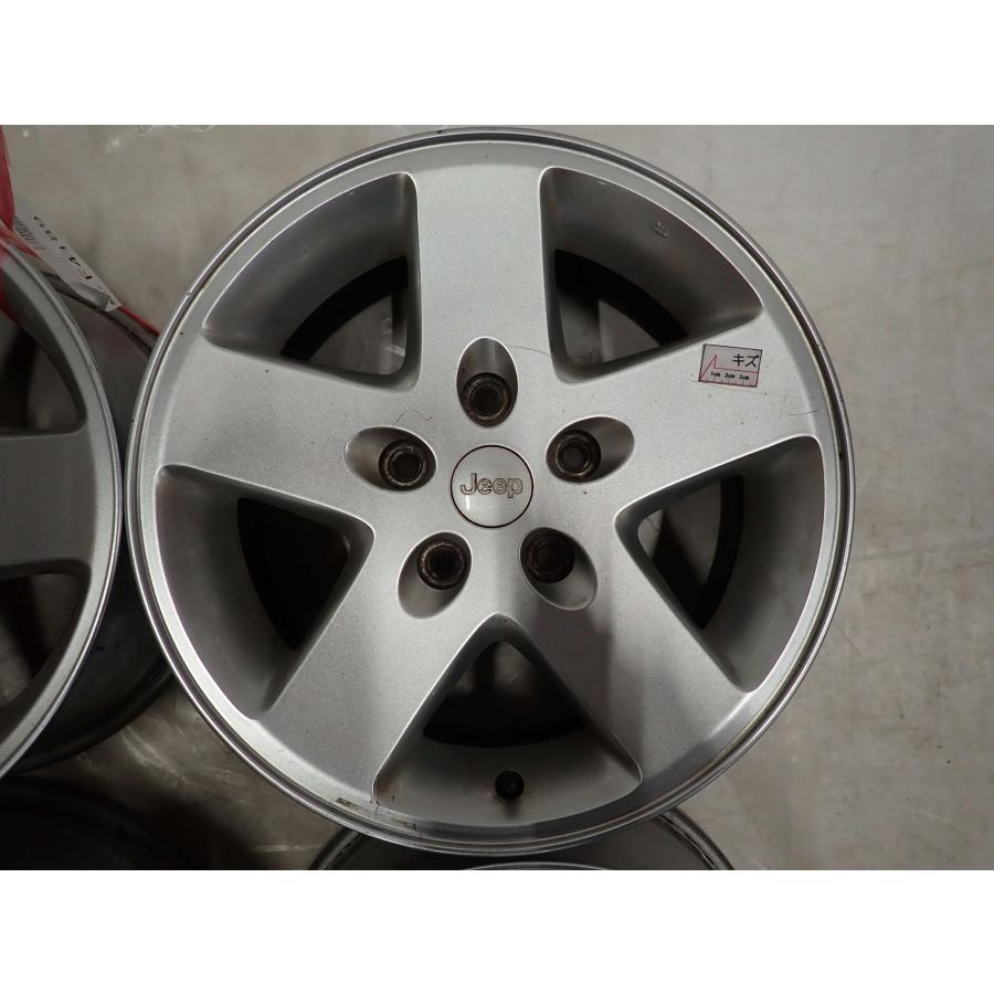 4本SET 会社宛 送料無料 17×7.5J Jeep ジープ ラングラー 純正 アルミ
