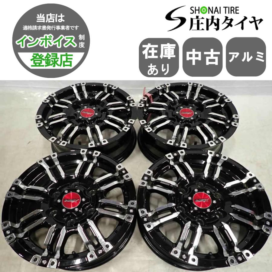 4本SET 会社宛 送料無料 15×6J B-MUD X アルミホイール 6穴 PCD139.7mm 