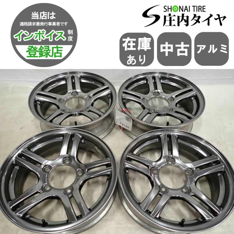 TYPE-M 4本 WORK 139.7 5H 16-5.5J JB64 はるJB23W 16×5.5J+20 16 アルミホイール ジムニーJB23、JB64など用 1本 タイヤ・ホイール