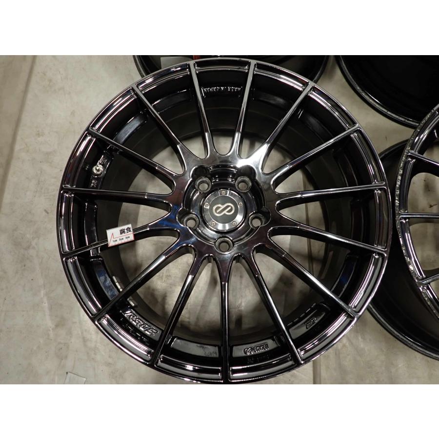 4本SET 会社宛 送料無料 18×8J ENKEI エンケイ RS05 メッキ アルミ 5穴