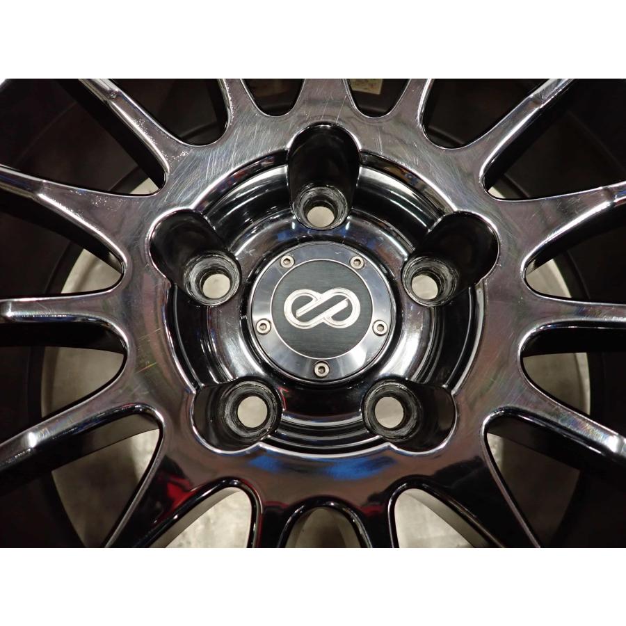 エンケイ RS05 18インチ ホイール 4本セット 4本SET 会社宛 送料無料 18×8J ENKEI エンケイ RS05 メッキ アルミ 5穴