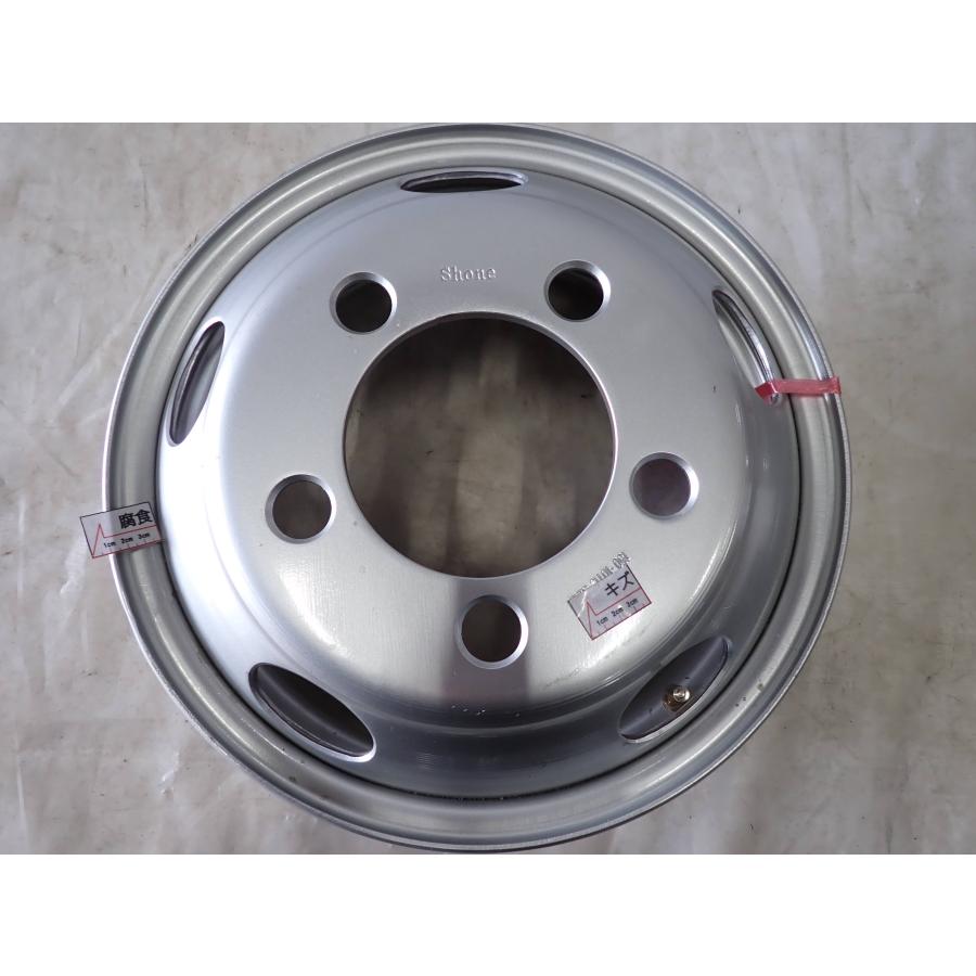 1本価格 会社宛送料無料 16×5.5 SHONE トラックス スチール ホイ−ル 
