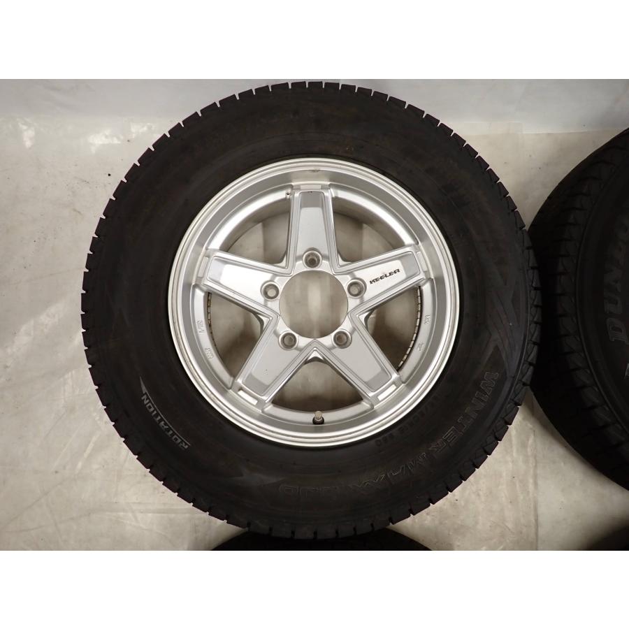 冬4本 会社宛 送料無料 195/80R15×6J 96Q ダンロップ WINTER MAXX SJ8+ 