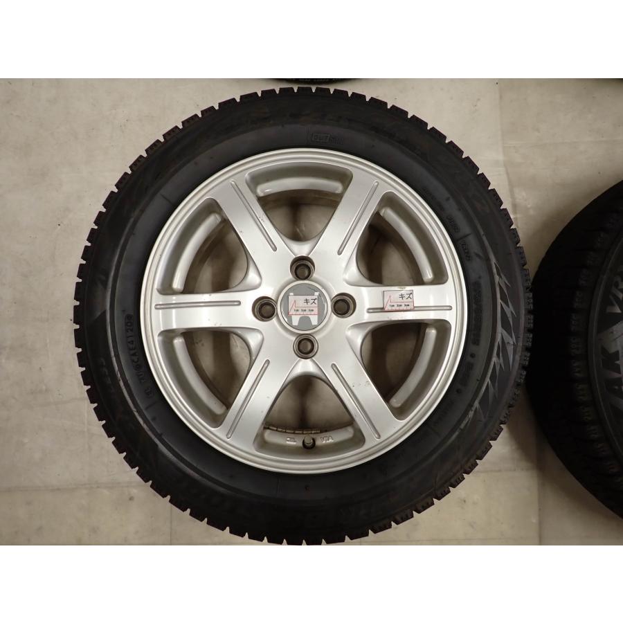 冬4本SET 会社宛 送料無料 175/65R15×6J 84Q ブリヂストン ブリザック